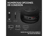 Auriculares gaming - Logitech G Pro X 2 Lightspeed + HS STAND, Inalámbrico, Bluetooth, Micrófono, 7.1 DTS, PC/PlayStation/Nintendo, Negro