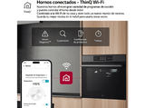 Horno a vapor - LG WSED7665B, Multifunción, Pirolítico, 76 L, 59.2 cm, EasyClean™ , ThinQ™,  Acero negro mate