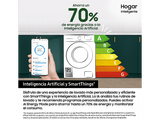 Lavadora secadora - Samsung WD90DB8B85GBU3, 9kg, 6 kg, QuickDrive™, AI EcoBubble™, Negro