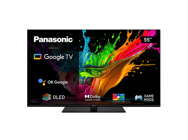 TV OLED 55" - Panasonic TX55MZ800E, OLED 4K, 4K Color Engine Pro, Smart TV, DVB-T2, Dolby Vision® y HDR10+, Negro