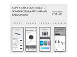 Altavoz bluetooth - Harman Kardon Aura Studio 5, 160 W, Iluminación Ambiental, Negro
