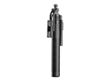 Palo Selfie - CellularLine SELFIE STICK MAX, Multifuncional, Rotación 360º, Extensible 180 cm, Bluetooth y control remoto, Negro