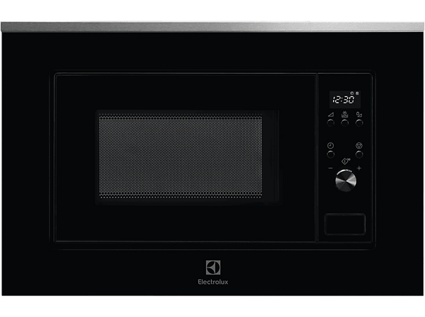Microondas integrable - Electrolux LMS2173EMX, 700 W, 5 niveles, Display LED Blanco, 17 l, Negro + Inox antihuellas