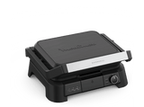 Grill - Moulinex Supergrill 3 en 1 GI5108, 2000W, 3 opciones de altura, placas extraíbles, 3 temperaturas, Apertura 180º, Inox