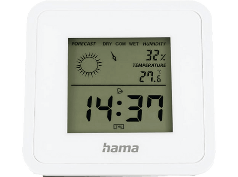 Estación meteorológica - Hama Borneo, Digital, Para interiores, Blanco