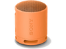 Altavoz inalámbrico - Sony SRS-XB100, Bluetooth, Portátil, Compacto y potente, 16 horas, Resistente al agua y al polvo IP67, Ecológico, Naranja
