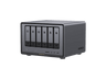 Servidor NAS - Ugreen DXP6800 Pro, SSD, 140 TB, 2500 MB/s, 8GB RAM DDR5, 6 Bahías, Gris