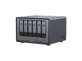Servidor NAS - Ugreen DXP6800 Pro, SSD, 140 TB, 2500 MB/s, 8GB RAM DDR5, 6 Bahías, Gris