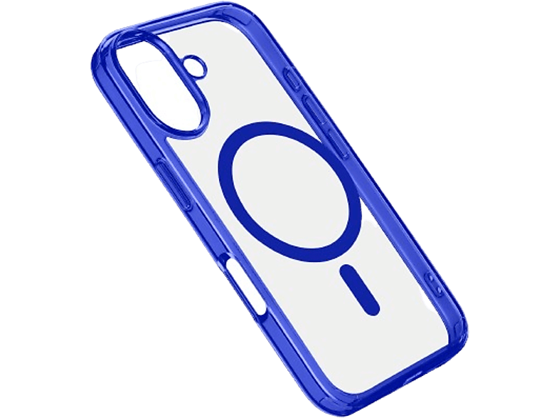 CellularLine Para Apple iPhone16 Plus Trasera Goma Azul
