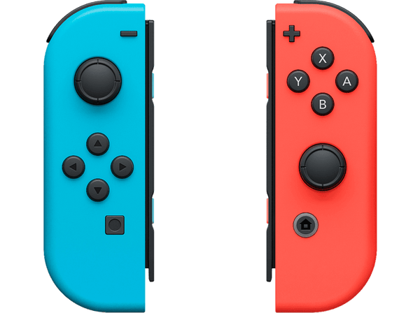 Mando Nintendo Switch - Joy-Con Set, Para Nintendo Switch, Izquierda y Derecha, Vibración HD, Batería reemplazable, Rojo y Azul Neón