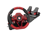 Volante Nintendo Switch 2- Hori Mario Kart Racing Wheel Pro Deluxe, Compatible con Nintendo Switch™, Volante de 22 cm de diámetro, Rojo y negro