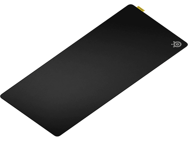 Alfombrilla gaming - SteelSeries QcK Performance XL Control, Paño y goma, 90x40, Negro