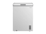 Congelador horizontal - Midea MDRC211FZE01, 143L, 85 cm Alto, Inverter, Fast Freezing, Control Electrónico, Blanco