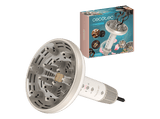Secador - Cecotec DryWave Nébula, 1300W, 3 velocidades, 3 temperaturas, PlasmaTech, Difusor XXL, Motor BLDC, 12 púas, Argan&Keratin Oil, Champagne