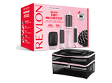 Moldeador - Revlon One-Step Titanium Rosa Multi Air Styler 5 en 1, Tecnología iónica, 4 Ajustes de Temperatura, Rosa/Negro