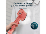 Cepillo de vapor y plancha - Cecotec IronHero V-1500 Essential Red, 1500 W, Vapor continuo 25g/min, Cepillo, Aluminio con revestimiento cerámico, Rojo