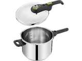 Olla express - Tefal Secure 5 NEO, 6 l, Acero inoxidable, Sistema de apertura y cierre, Inox