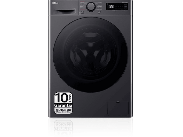 Lavadora secadora - LG F4DR6009AGM, 9 kg/6 kg, 1400 rpm, 12 programas, AI Direct Drive™, TurboWash™360˚, Inox grafito