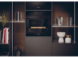 Horno - HAIER H6 ID46G3SYTB, Multifunción, Sistema de limpieza integrado Pirolítico + Hidrolítico, 27 funciones, 78 l, Negro