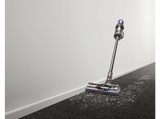 Aspirador escoba - Dyson v15 Detect Absolute, 240 W, 60 min, Pantalla LCD, Inalámbrico, 3 Modos, Tecnología Láser, Sensor Suciedad, Níquel