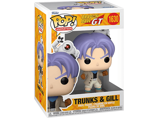 Figura Funko Pop! - Funko Pop! Dragon Ball GT: Trunks & Gill, Vinilo, 10 cm