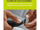 Barbero -  Philips One Blade Pro QP6552/15, maquinilla de afeitar cara y cuerpo, cuchilla 360, uso en seco y mojado, 20 longitudes,  autonomía 120 min