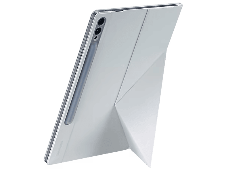 Funda tablet - Samsung EF-BX910PWEGWW, Para Galaxy Tab S9 Ultra, Enganche magnético, Modo reposo, Blanco