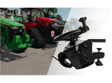 Volante - Thrustmaster T128 SimTask Farming Pack, Volante + pedales + palanca de cambios, Para PC, PS5 y PS4, Ángulo de giro de 270° a 900°, Negro