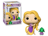 Figura Funko Pop! - Disney Tangled (Enredados) - Rapunzel con Pascal, Vinilo, 9 cm