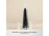 Irrigador - Cecotec ToothCare 6000 Jet Liberty, 180 ml, 5 modos, 30-80 PSI, IPX7, Autonomía hasta 30 días, Negro