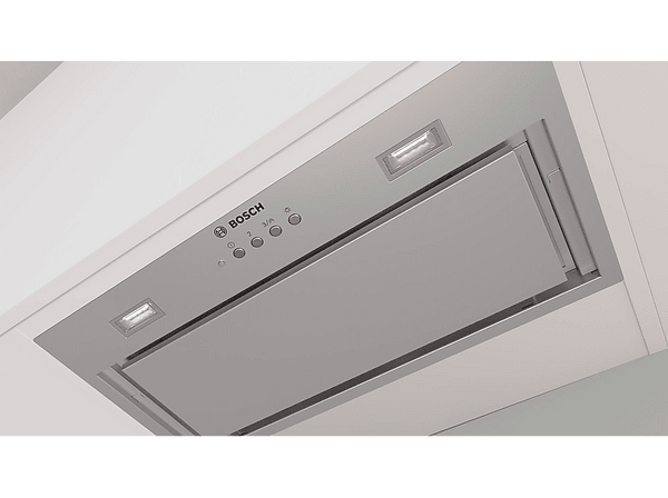 Campana grupo filtrante - Bosch DLN56AC50, 4 potencias, 645 m³/h, 52 cm, Acero inoxidable