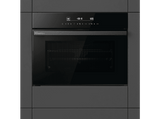 Horno con microondas - Hisense BIM45342ADBG, Pirolítico, 50 l, 59.5 cm, Doble Grill, Inverter, Negro