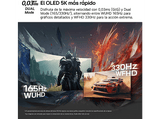 Monitor gaming - LG UltraGear™ 45GX950A-B, 45 5K2K, Dual Mode (165/330Hz), 0.03 ms, OLED, VA curvo 800R, 2x HDMI, HDR10, Morado grisáceo