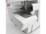 Remalladora - Alfa 8712 2/3/4hilos, Velocidad máxima: 1300 rpm, Motor Servo 100 W, Asa para transporte, Blanco y morado