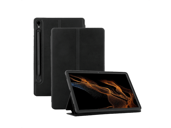 Funda tablet - Mobilis 068008, Compatible con Galaxy Tab S9, Tablets de 11'', Tipo libro, Negro