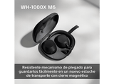 Auriculares inalámbricos - Sony WH-1000XM6, Cancelación ruido, 30h Autonomía, Hi-Res, Carga Rápida, Cómodo, Plegable, iOS/Android, Azul