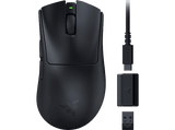 Ratón gaming - Razer DeathAdder V3 HyperSpeed, Con cable y sin cable, 26000 ppp, 6 Botones Programables, Negro