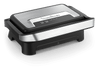Grill - Moulinex Inicio Compact GI270D, 2 en 1, Grill & sandwichera, 2 raciones, Antiadherente, 1000 W, Bandeja de goteo extraíble, Acero Inoxidable