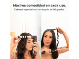 Rizador - Cecotec SurfCare MultiWaves, 5 cabezales, 140 a 200 ºC, Estuche, Guante térmico, Pinzas, Negro