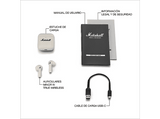 Auriculares True Wireless - Marshall Minor IV, 7 h Autonomía, Control Táctil, Bluetooth LE Audio, IPX4, Crema