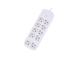 Regleta - ISY IPS-9120-W, 2 metros, 10 tomas, Blanco