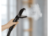 Plancha de vapor vertical - Rowenta Pro Style IS3420D1, 1700 W, 1.5 L, Salida de Vapor 30 g/min, 3 Niveles, Calentamiento en 45 s., Negro y beige