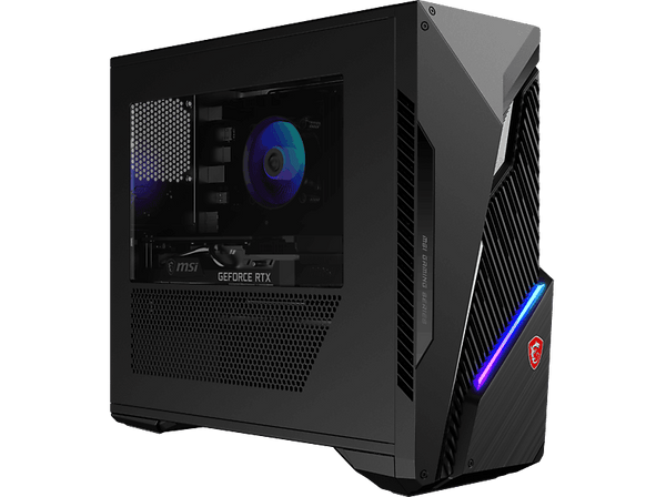 PC gaming - MSI MAG Infinite S3 13NUE-1062XES, Intel® Core™ i5-13400F, 16GB RAM, 1TB SSD, GeForce RTX™ 4070, Sin sistema operativo, Negro