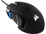Ratón gaming - Corsair Scimitar RGB Elite, Por cable, 18000 ppp, Retroiluminado, Negro