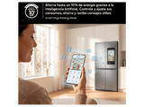 Frigorífico combi - Samsung Bespoke AI RB34C775CB1/EF, Total No Frost, 185.3 cm, 344 l, Grafito