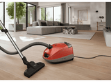 Aspirador con bolsa - Miele Guard S1 Junior, 890 W, 3.5l, 4 Niveles de Potencia, Rojo Tierra