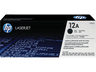 Tóner - HP 12A LaserJet, Negro, Q2612A