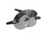 Olla express - Jata HOLL2228, 24 cm, 8 litros, 3 sistemas de seguridad, Inox