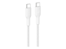 Cable USB - Belkin BoostCharge Pro Cable trenzado USB-C a USB-C de 240 W, 1 m, Universal, Blanco