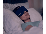 Masajeador facial - Therabody SleepMask, Para Cara, 240 min Autonomía, 3 Vibraciones, Opacidad Total, Azul